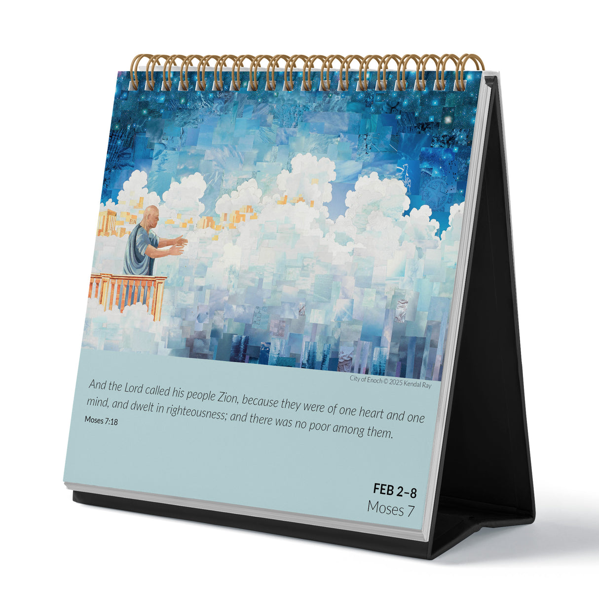 2026 Come, Follow Me Old Testament -Weekly Desk Calendar - Latter-day Saint Scripture Study Companion with Inspirational Artwork & Verses