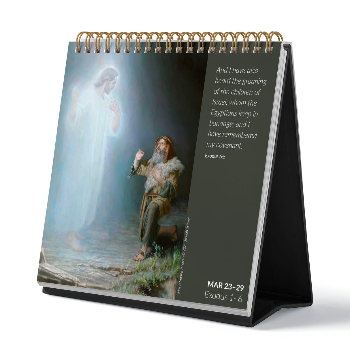 2026 Come, Follow Me Old Testament -Weekly Desk Calendar - Latter-day Saint Scripture Study Companion with Inspirational Artwork & Verses