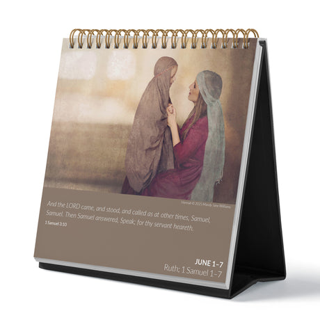 2026 Come, Follow Me Old Testament -Weekly Desk Calendar - Latter-day Saint Scripture Study Companion with Inspirational Artwork & Verses