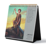 2026 Come, Follow Me Old Testament -Weekly Desk Calendar - Latter-day Saint Scripture Study Companion with Inspirational Artwork & Verses