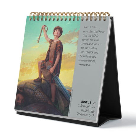 2026 Come, Follow Me Old Testament -Weekly Desk Calendar - Latter-day Saint Scripture Study Companion with Inspirational Artwork & Verses