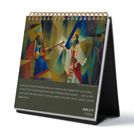 2026 Come, Follow Me Old Testament -Weekly Desk Calendar - Latter-day Saint Scripture Study Companion with Inspirational Artwork & Verses