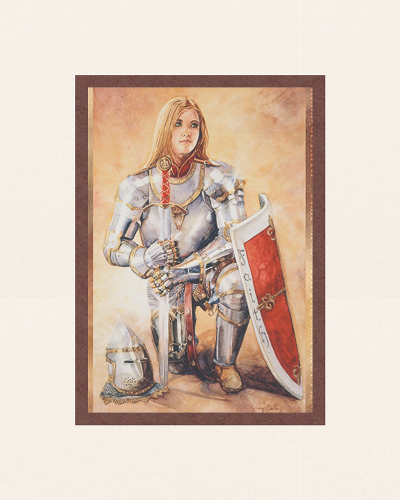 Young Girl wearing the armor of God. Art 11