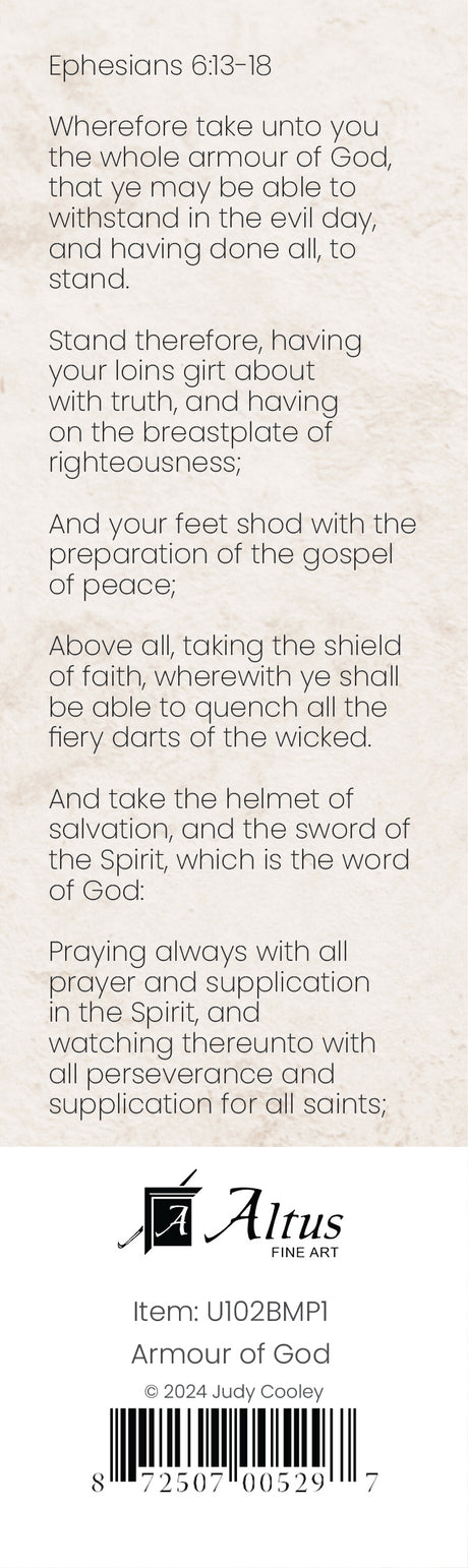 Armour of God bookmark