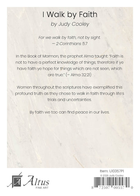 I Walk by Faith by Judy Cooley