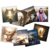 Holy Week in Harmony 6x6 card set - 8 cards