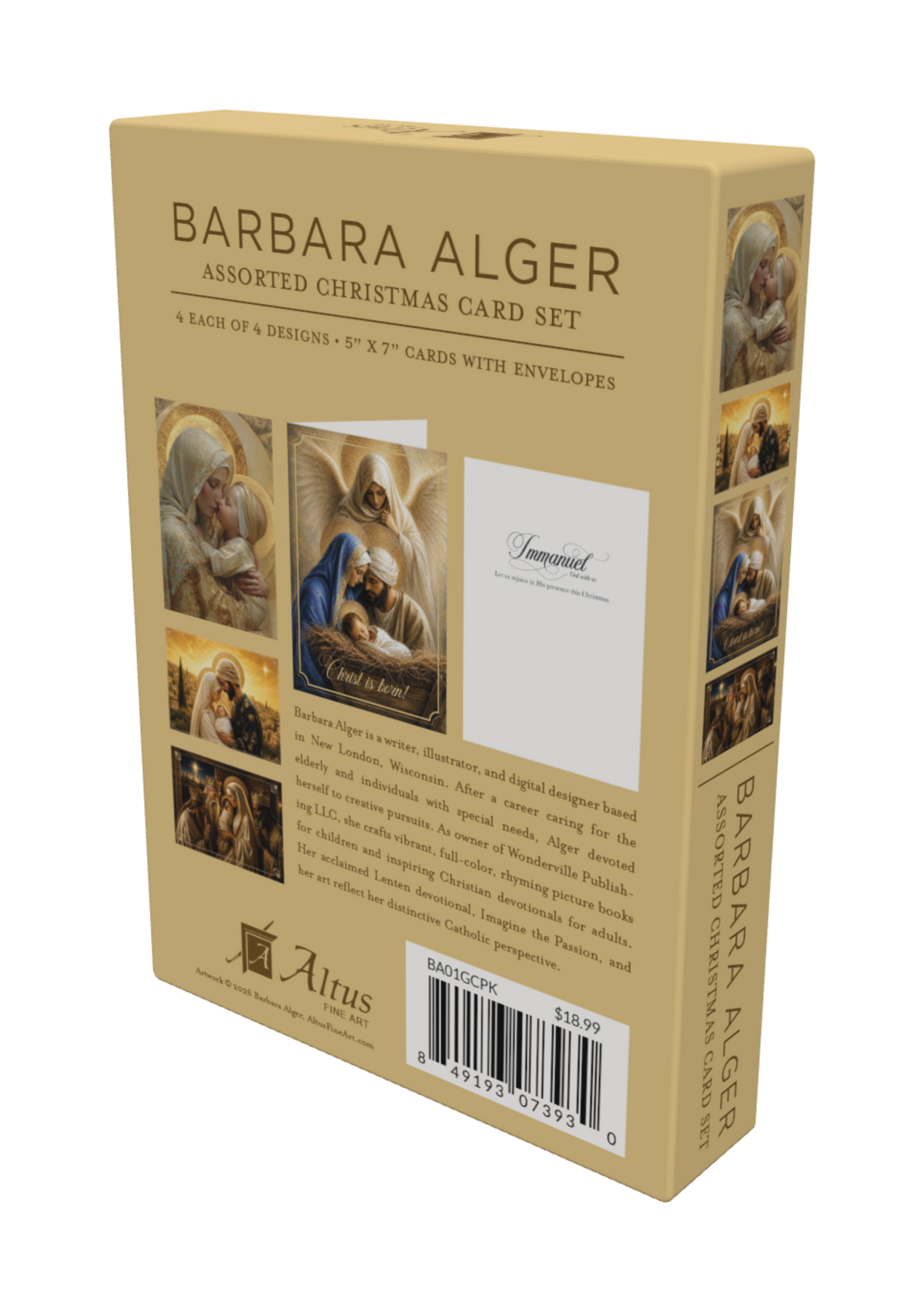 Barbara Alger Assorted Christmas Card Set