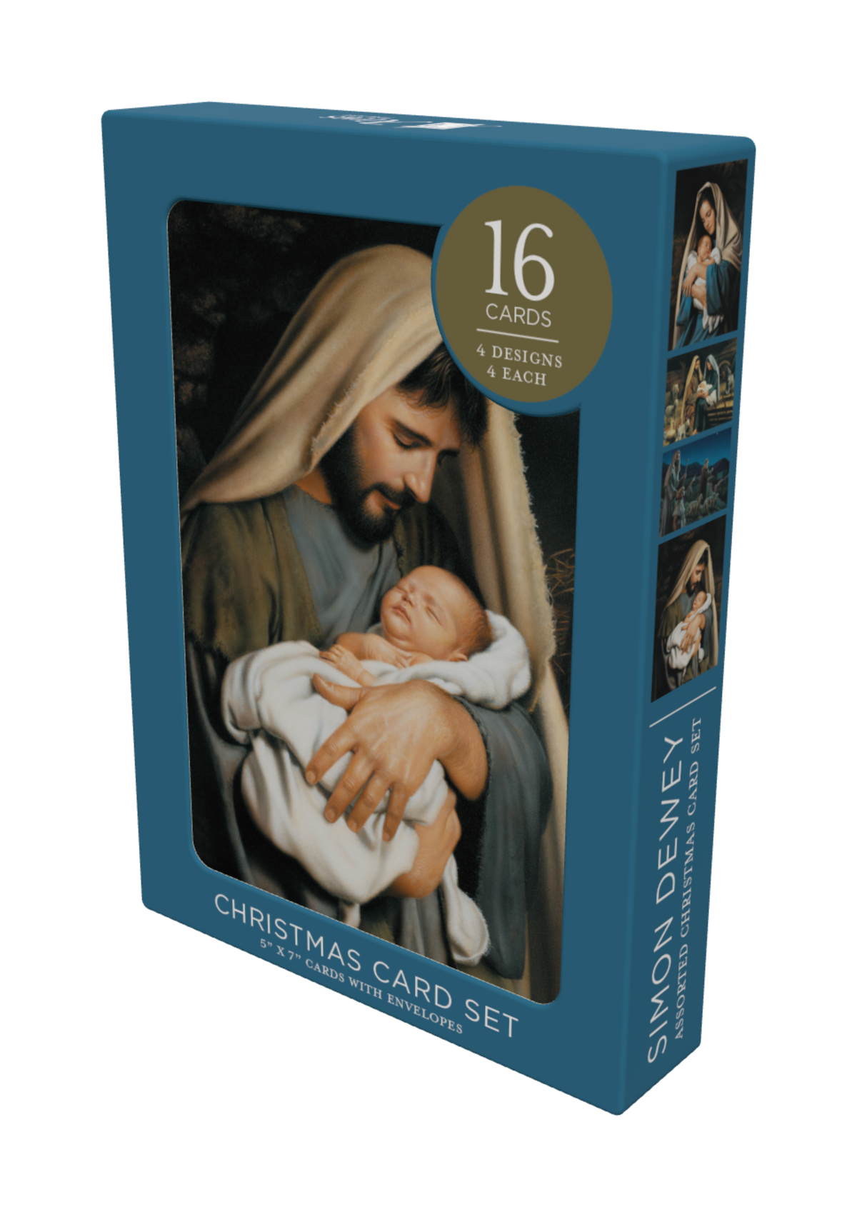 Simon Dewey Assorted Christmas Card Set