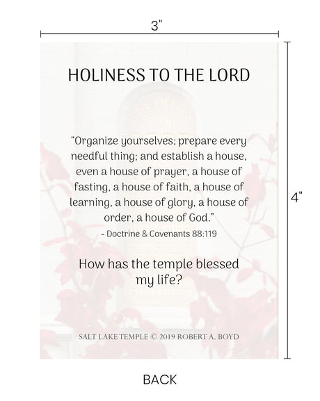 Holiness to the lord