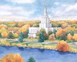 Idaho Falls Temple by Anne Bradham