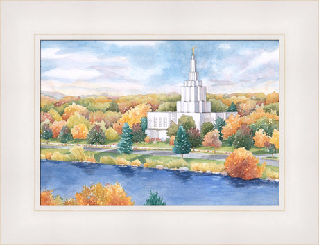 Idaho Falls Temple by Anne Bradham