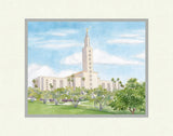 Los Angeles California Temple by Anne Bradham