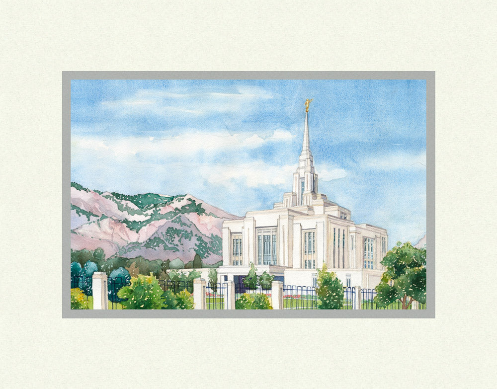 Ogden Temple by Anne Bradham