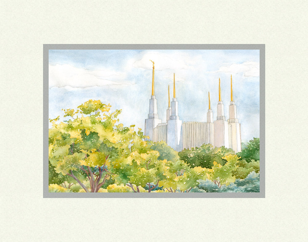 Washington DC Temple by Anne Bradham | Altus Fine Art