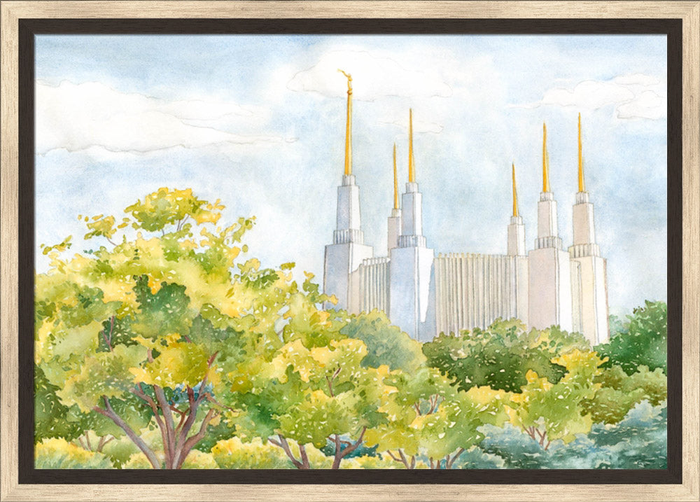 Washington DC Temple by Anne Bradham | Altus Fine Art