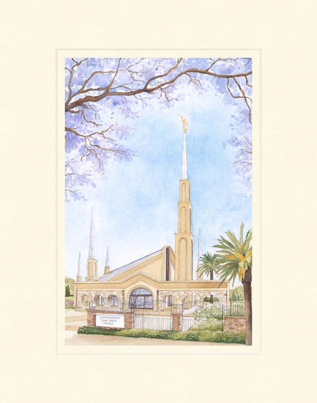 Johannesburg Temple by Anne Bradham