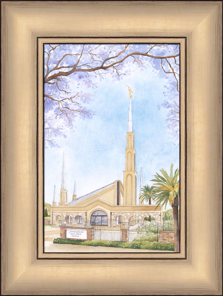 Johannesburg Temple by Anne Bradham