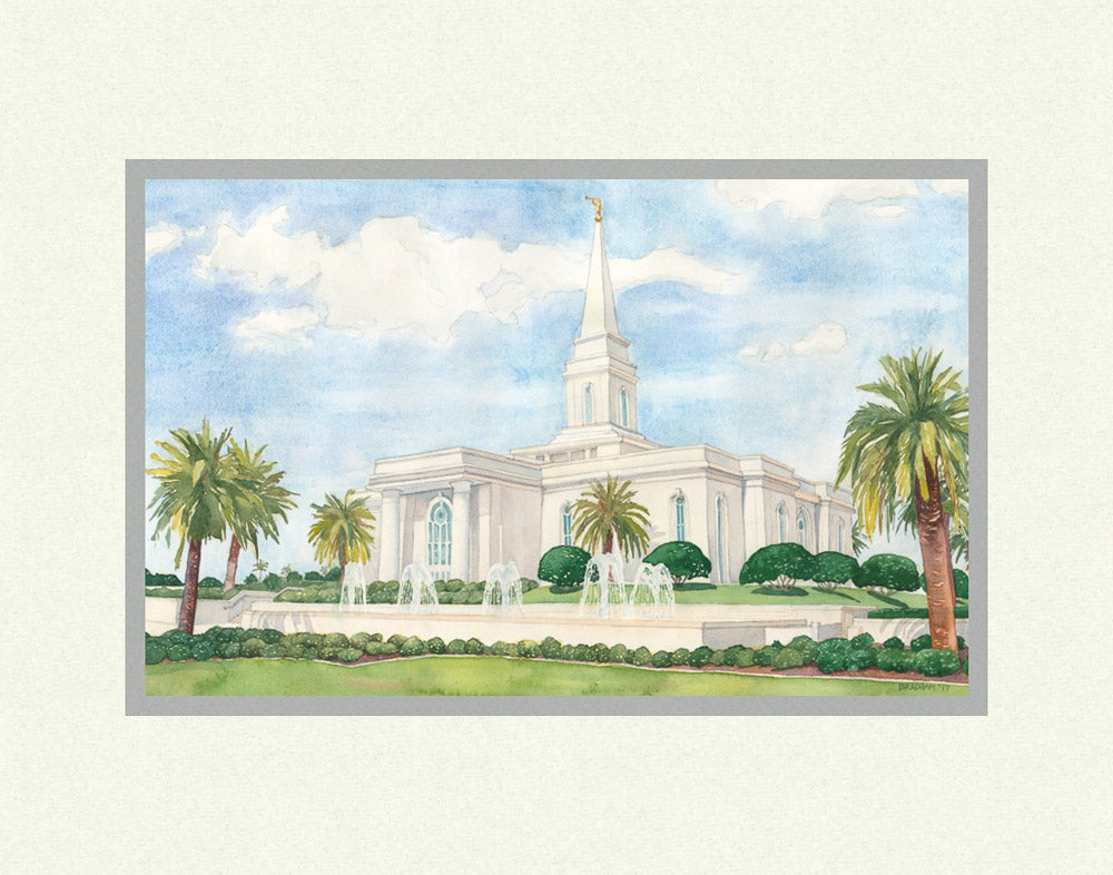 Orlando Temple by Anne Bradham