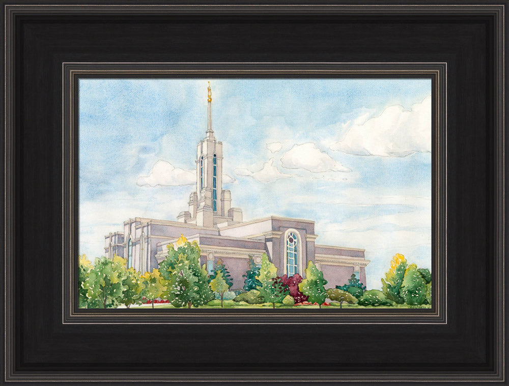 Mount Timpanogos Temple by Anne Bradham