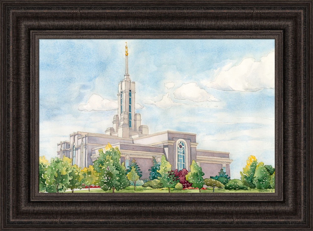 Mount Timpanogos Temple by Anne Bradham