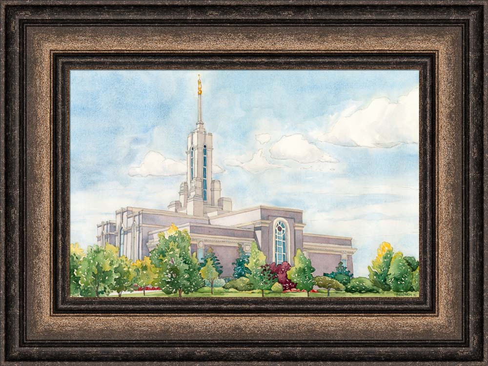 Mount Timpanogos Temple by Anne Bradham