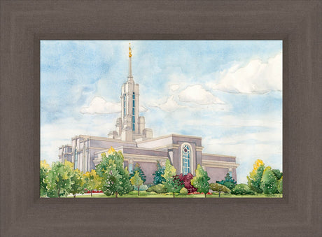 Mount Timpanogos Temple by Anne Bradham