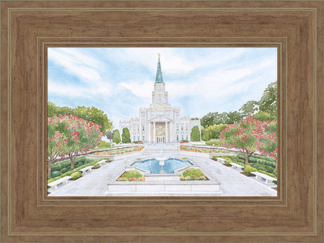 Houston Texas Temple by Anne Bradham