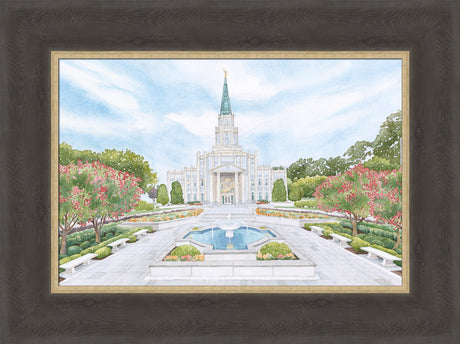 Houston Texas Temple by Anne Bradham