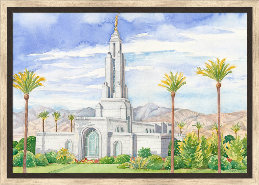 Redlands Temple by Anne Bradham