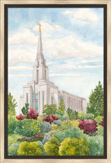 Oquirrh Mountain Temple by Anne Bradham