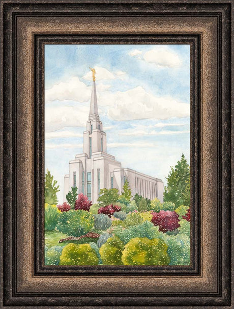 Oquirrh Mountain Temple by Anne Bradham