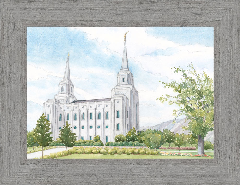 Brigham City Temple by Anne Bradham