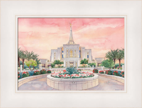 Gilbert Arizona Temple by Anne Bradham