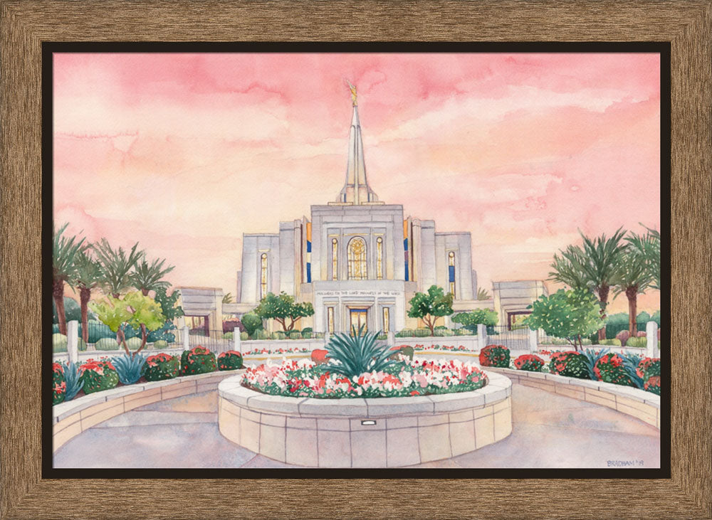 Gilbert Arizona Temple by Anne Bradham