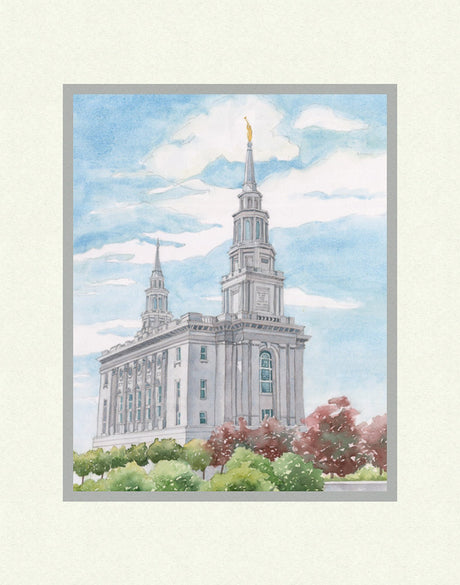 Philadelphia Pennsylvania Temple by Anne Bradham