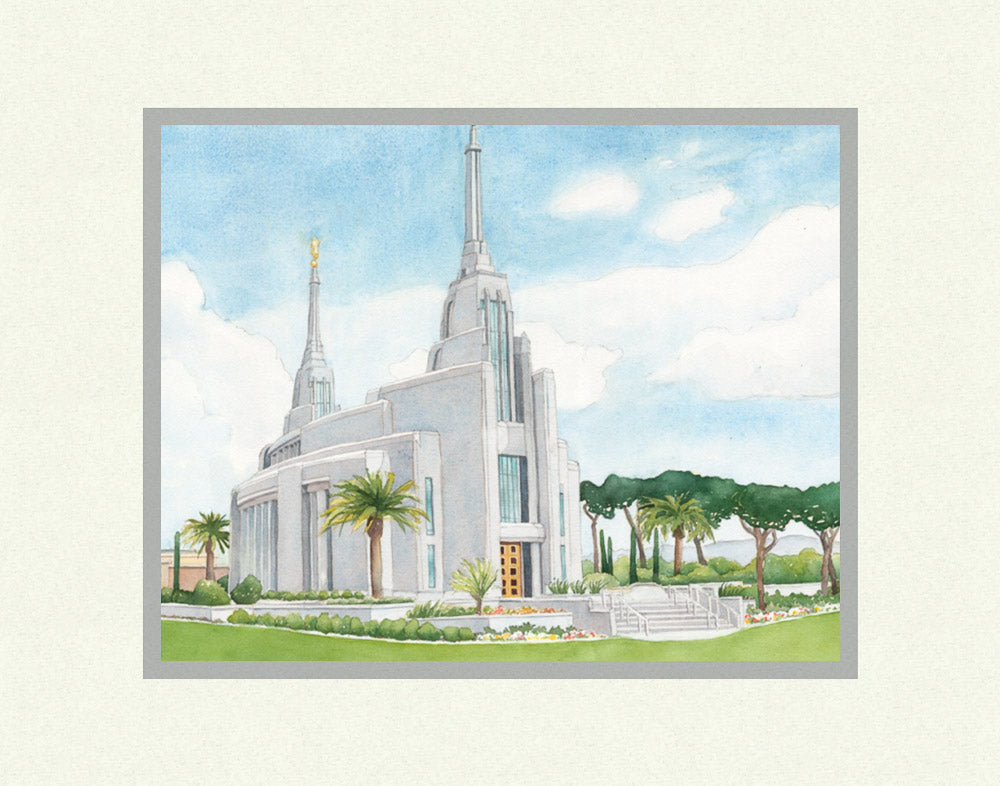 Rome Italy Temple by Anne Bradham
