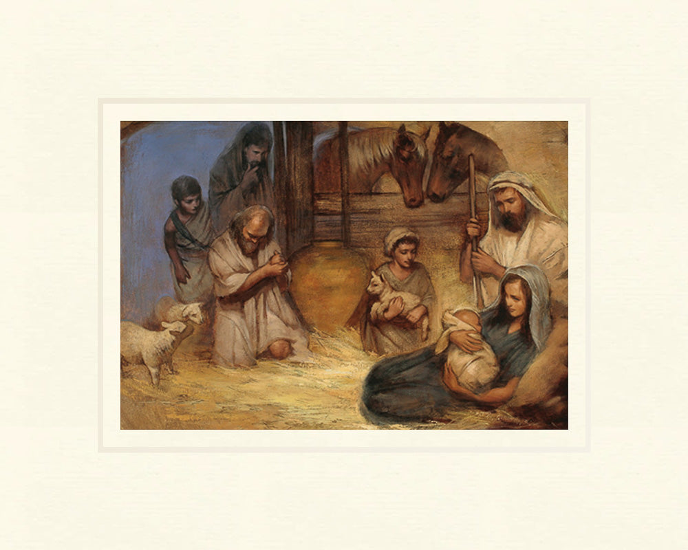 Nativity from "A Piece of Silver" 5x7 print
