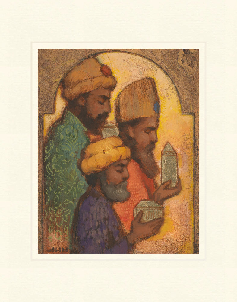 Wise Men Bringing Gifts by Annie Henrie Nader