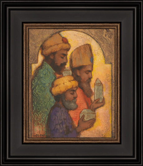 Wise Men Bringing Gifts by Annie Henrie Nader