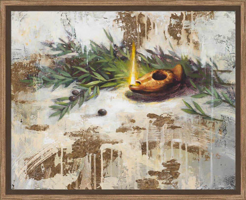 3 FRAME SET - Annie Henrie Nader Sacred Symbols framed giclee canvas