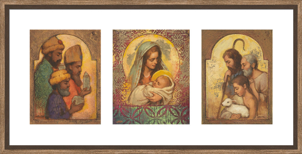 Nativity Triptych by Annie Henrie Nader