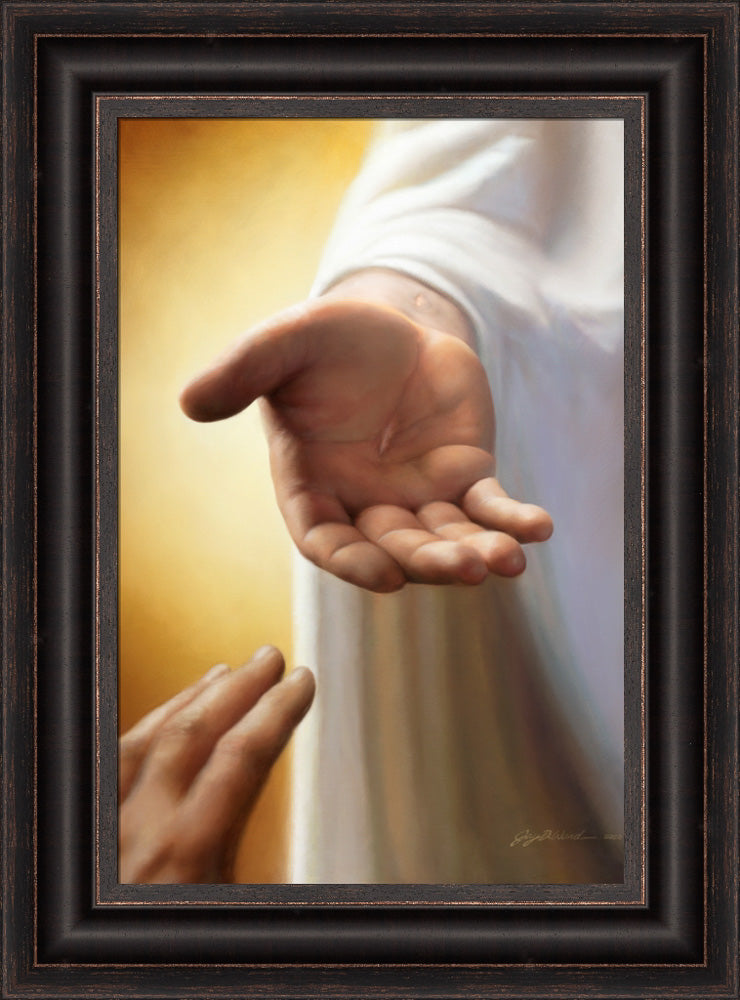 picture of jesus nail scarred hands