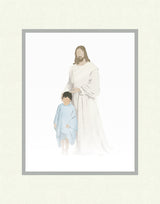 Christ With Boy Watercolor After Carl Bloch (8 variations) by Jay Bryant Ward