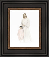 Christ with Girl Watercolor after Carl Bloch (8 Variations) by Jay Bryant Ward