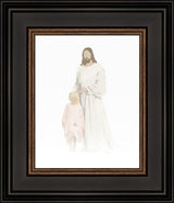 Christ with Girl Watercolor after Carl Bloch (8 Variations) by Jay Bryant Ward