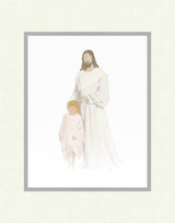 Christ with Girl Watercolor after Carl Bloch (8 Variations) by Jay Bryant Ward