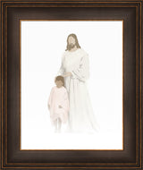 Christ with Girl Watercolor after Carl Bloch (8 Variations) by Jay Bryant Ward