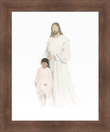 Christ with Girl Watercolor after Carl Bloch (8 Variations) by Jay Bryant Ward