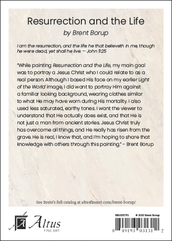 Resurrection and the Life 5x7 print
