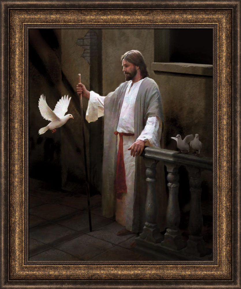 Holy Spirit White Dove Picture Religious Wall Art for Home Decor 1 